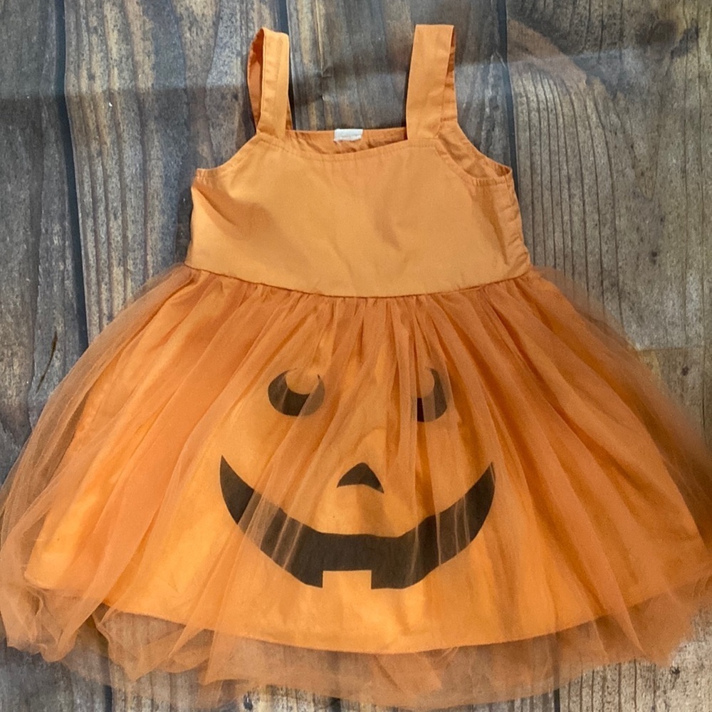 Halloween toddler 2T pumpkin dress
